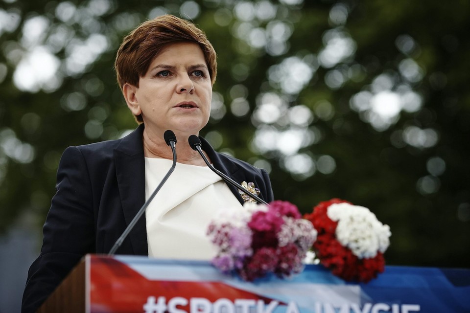 Konferencja Beaty Szydło w Nowej Soli