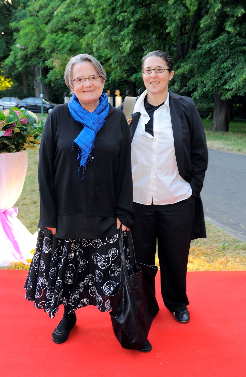 Agnieszka Holland i jej córka, Katarzyna Adamik