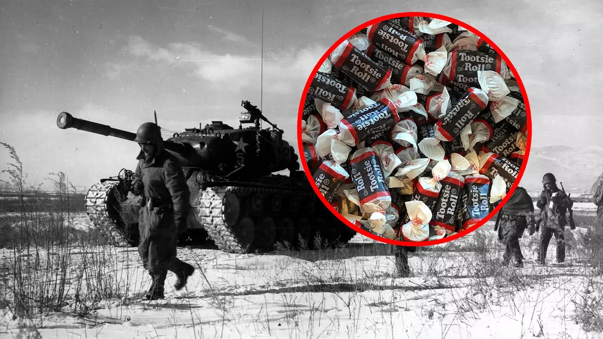 Amerykańskie wojsko przeżyło dzięki dostawie cukierków