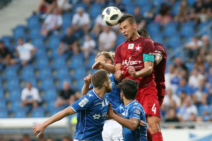 Pilka nozna. Ekstraklasa. Wisla Krakow - Miedz Legnica. 27.07.2018