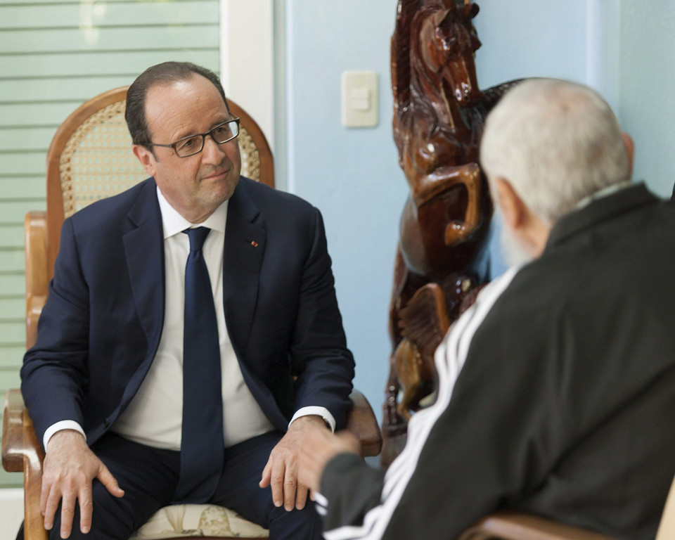 CUBA FRANCE (French President, Francois Hollande visits Cuba)
