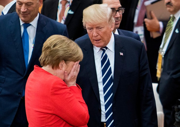 Angela Merkel i Donald Trump