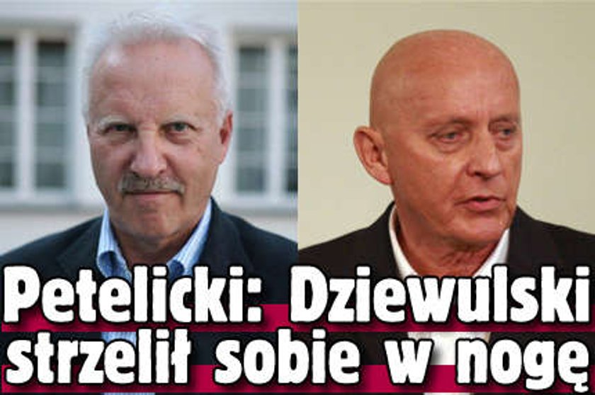 Petelicki: Dziewulski strzelił sobie nogę!