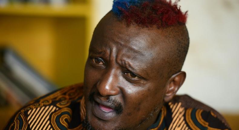 Binyavanga Wainaina, pictured in an AFP interview in January 2014, shortly after he declared that he was gay