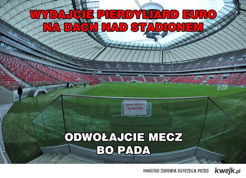 Wszystkie wpadki Stadionu Narodowego! MEMY