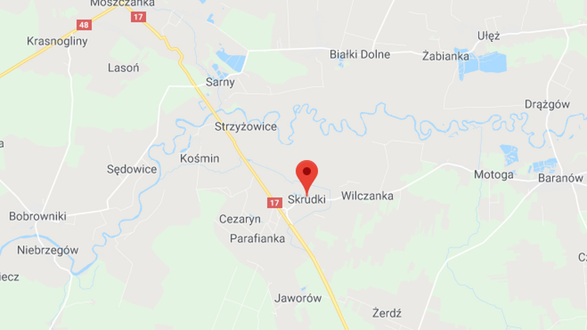 Pow. puławski, wypadek na polu między miejscowościami Parafianka i Skrudki