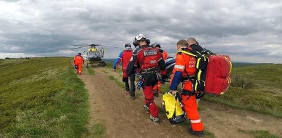 Nieprzytomny 70-latek leżał na szlaku. Coś strasznego stało się w Bieszczadach