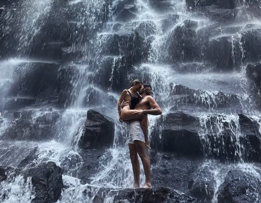 Maja Šuput sa dečkom 