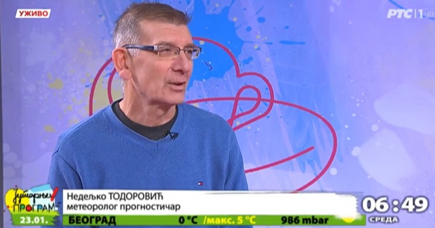 "Tek smo na polovini zimskog perioda": Nedeljko Todorović u prilogu RTS