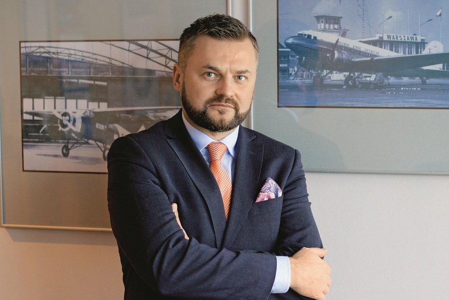 Michał Grochowski, dyrektor Biura Cargo i Poczty LOT-u