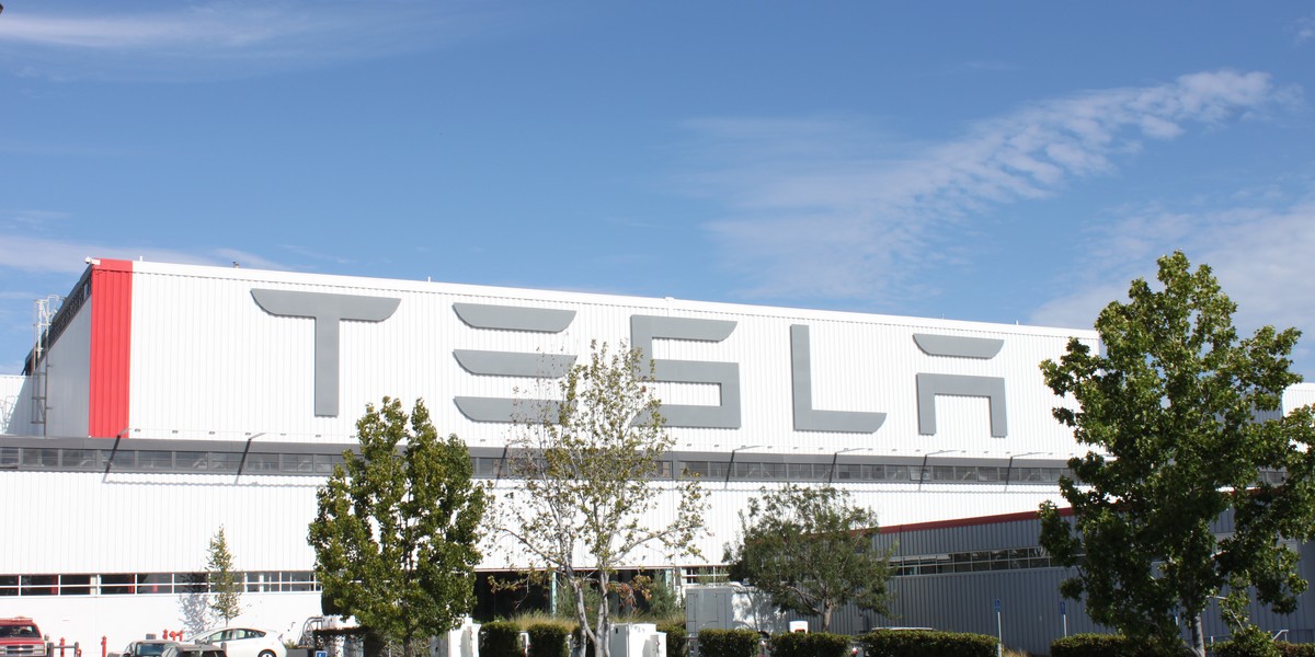 Tesla's factory.