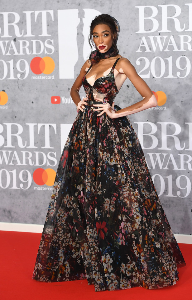 Brit Awards 2019: Winnie Harlow na czerwonym dywanie