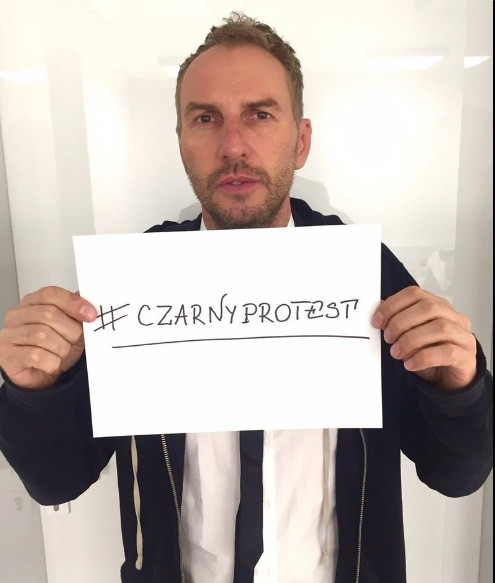 Krzysztof Gojdź popiera #czarnyprotest