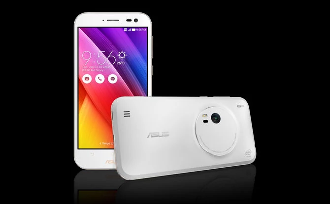 ASUS Zenfone Zoom jest zamknięty w metalowej obudowie o grubości 5 mm przy krawędziach, z wypustką na dziesięcioelementowy obiektyw z tyłu