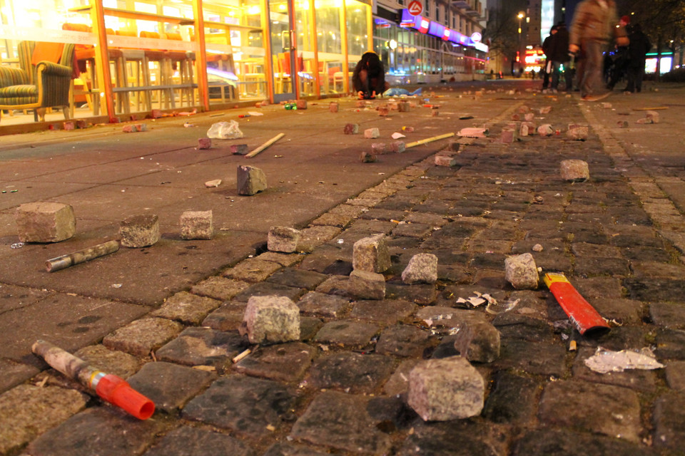 Zniszczenia po Marszu Niepodległości w Warszawie