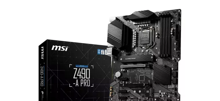 Wszystkie płyty główne MSI Z490 z obsługą PCIE 4.0