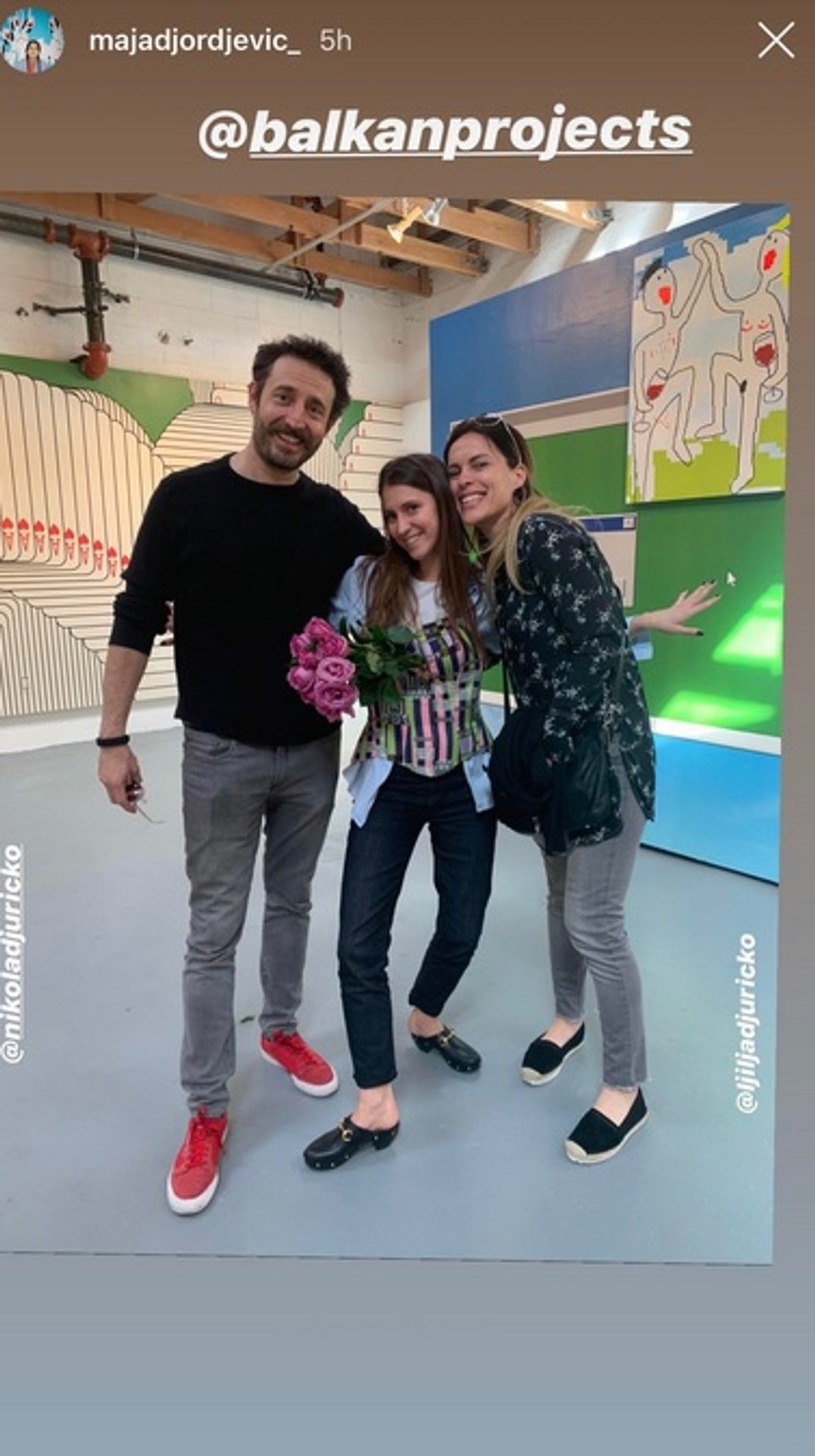 Supruga Nikole Đurička skroz desno na fotografiji 