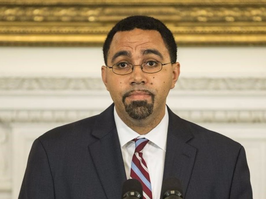 Current secretary of education John B. King.