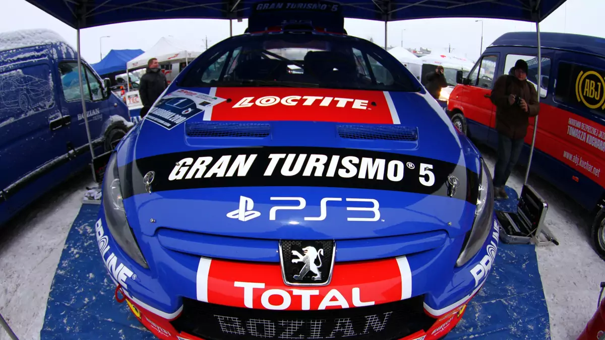 Gran Turismo 5 na tle Rajdu Barbórka
