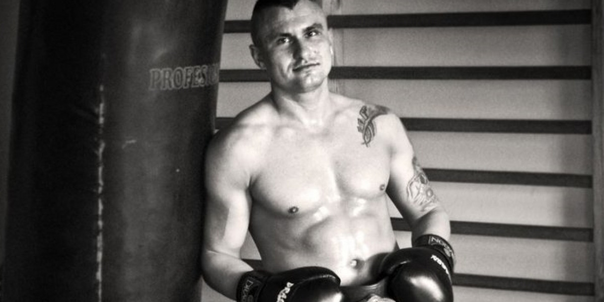 Sierż. sztabowy Adam Grabiec, policjant z Żor jest bokserem zawodowym 