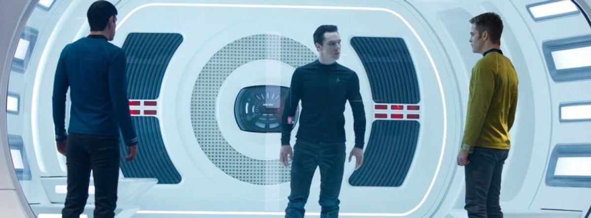Zachary Quinto, Benedict Cumberbatch i Chris Pine