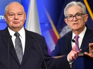 Jerome Powell, szef Fed, strzeże się przedwczesnych obniżek stóp procentowych. Obawia się powrotu inflacji, której poziom w USA jest jednak niższy niż w Polsce i utrzymuje się w przedziale 3-4 proc. Natomiast Adam Glapiński, prezes NBP, chwalił obniżkę stóp przy inflacji ok. 8 proc.