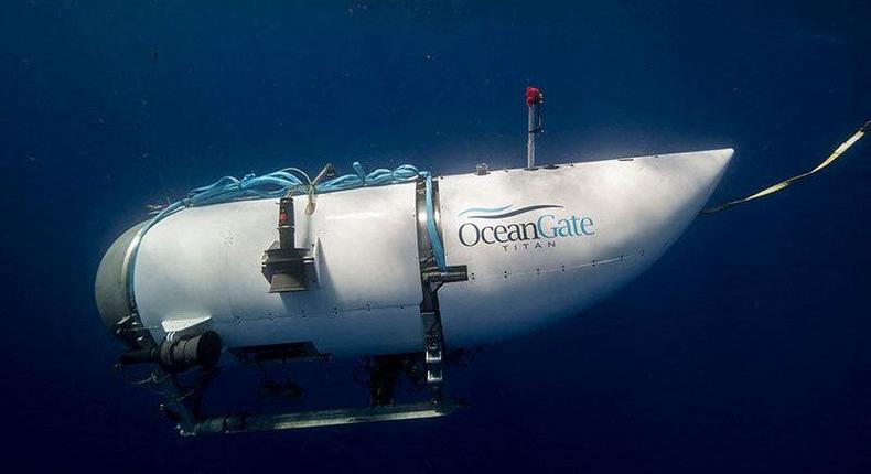 Le submersible Titan, de l'entreprise OceanGate, est porté disparu depuis dimanche matin au large du Canada/ AFP - Ocean Gate / Handout / ANADOLU AGENCY