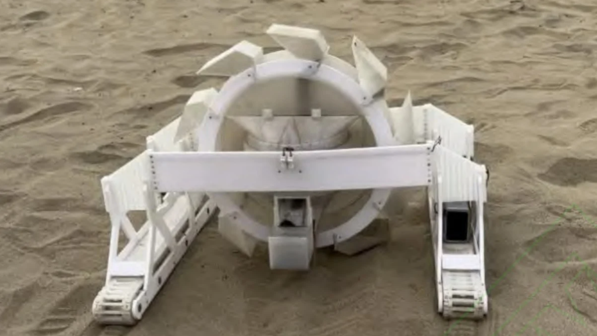 China testează în deșertul Taklamakan un robot pe șenile ca în „Dune”care extrage fier direct din nisip: poate lucra fără întrerupe 12,5 ore