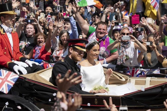 Princ Hari i Megan Markl na venčanju 