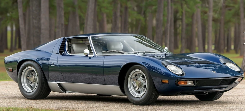 Lamborghini Miura P 400 SV z 1971 r. Cena 3 580 000 USD