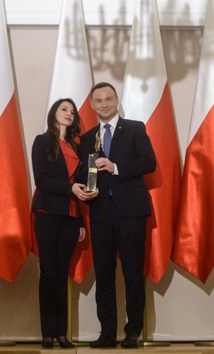 Marta Kaczyńska i Andrzej Duda