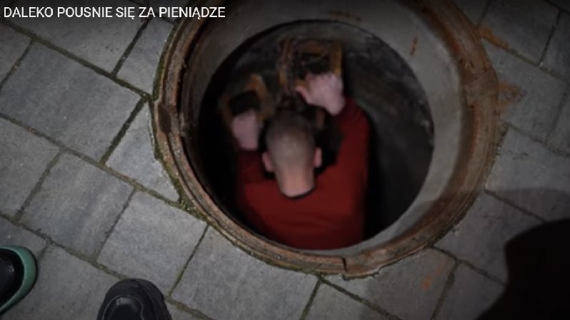 Kadr z filmu pt. "Jak daleko posunie się za pieniądze"