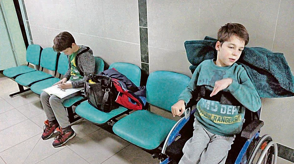 Lazar neretko domaće zadatke radi u bolnici