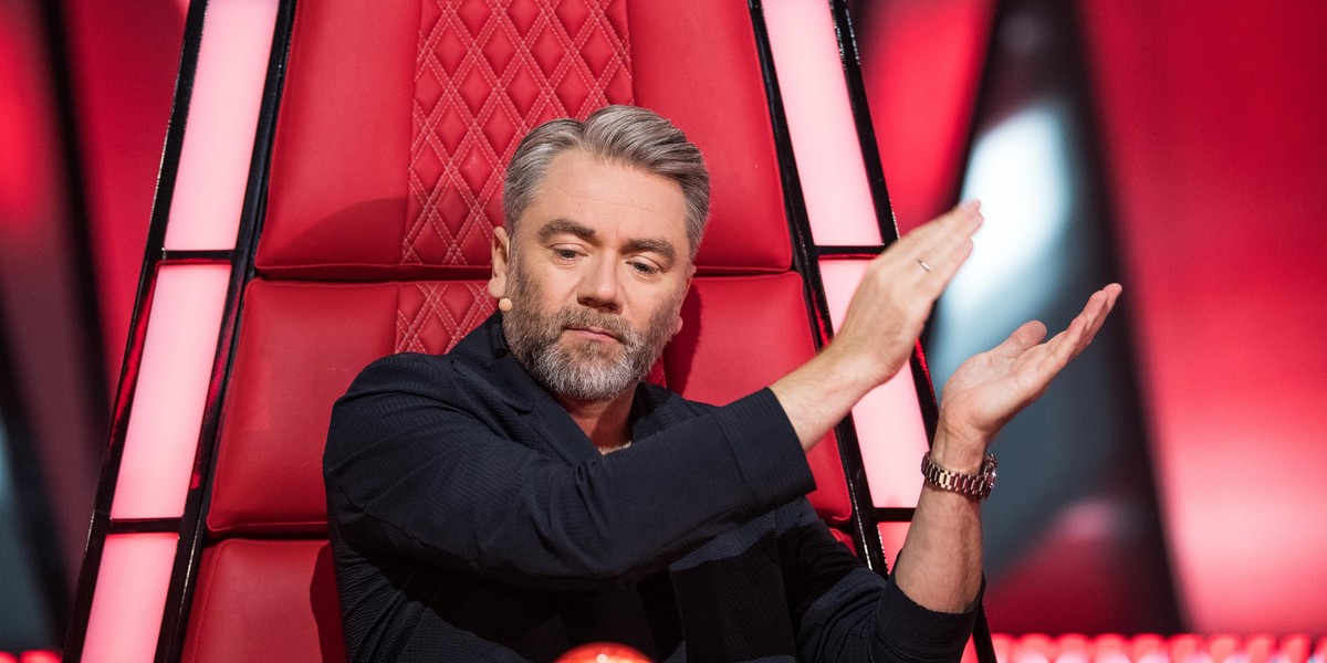 Kuba Badach jako juror w "The Voice of Poland".