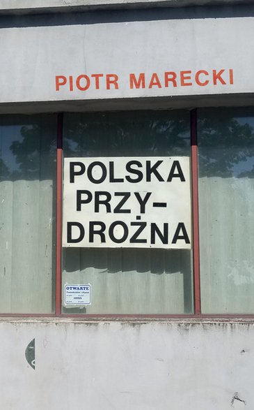 "Polska przydrożna" - okładka książki