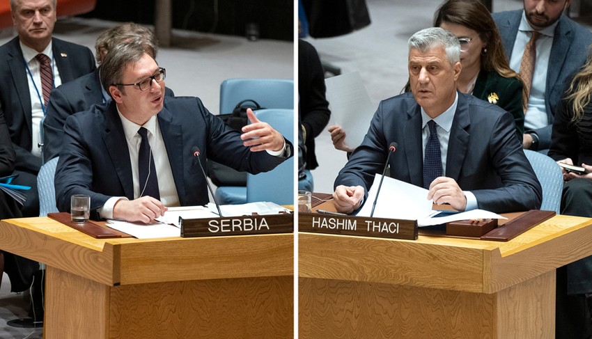Aleksandar Vučić i Hašim Tači