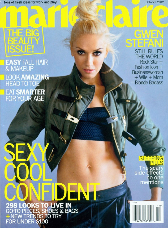 Gwen Stefani na okładce "Marie Claire" / fot. East News
