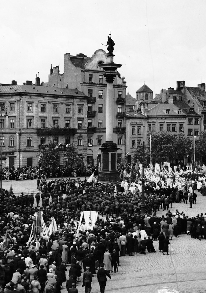 Uroczystość Bożego Ciała w Warszawie, 1938 r.