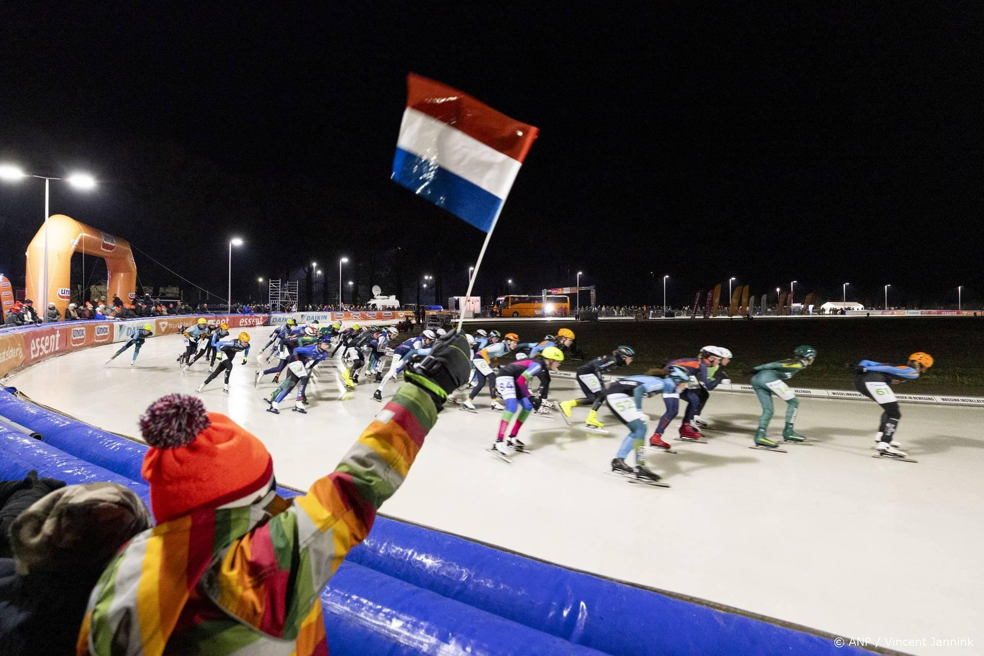 De eerste natuurijsmarathon van de winter is meteen ook de laatste