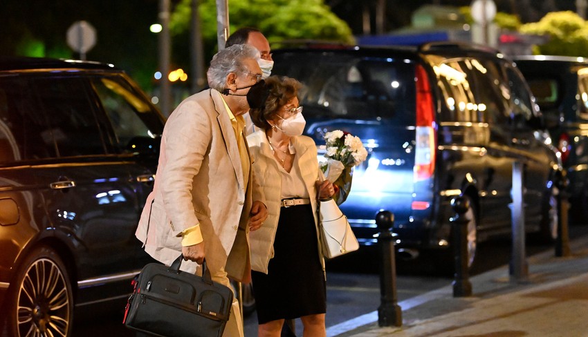 Plasido Domingo dolazi u hotel