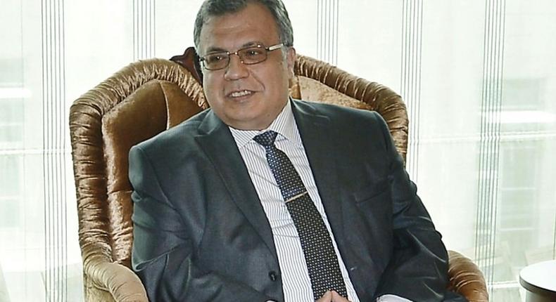 Andrei Karlov, Russia's late ambassador to Turkey, pictured in Ankara in June 2014