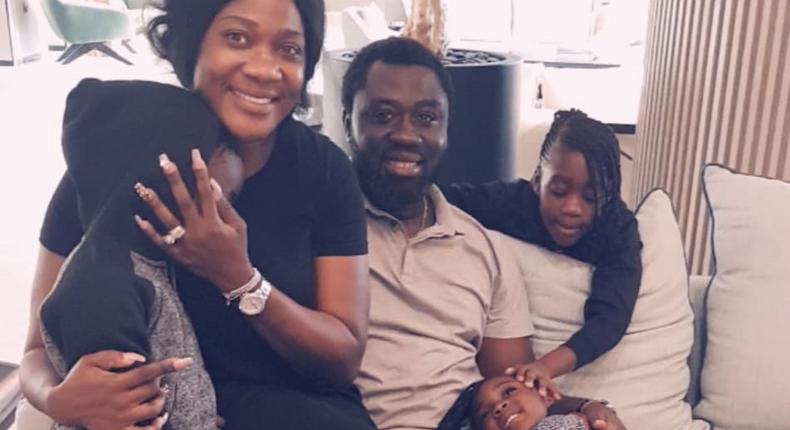 Mercy Johnson-Okojie and her husband, Prince Odi Okojie are celebrating their eighth wedding anniversary today and she can't keep calm about it.[Instagram/MercyJohnsonOkojie]