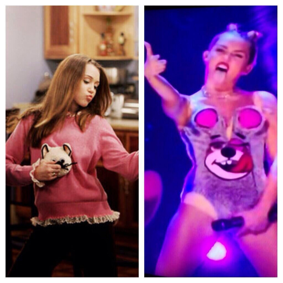 Miley Cyrus - memy na temat występu podczas MTV VMA 2013