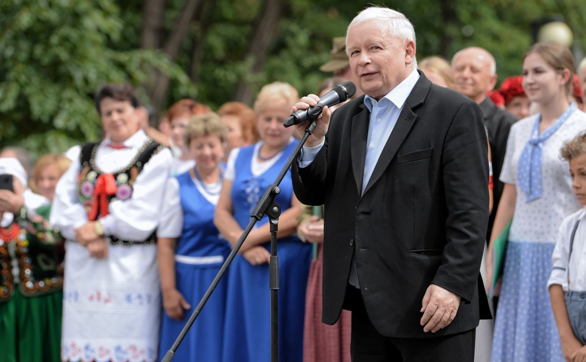 Jarosław Kaczyński w Stalowej Woli