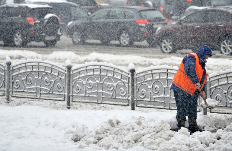 Śnieżyce paraliżują Ukrainę