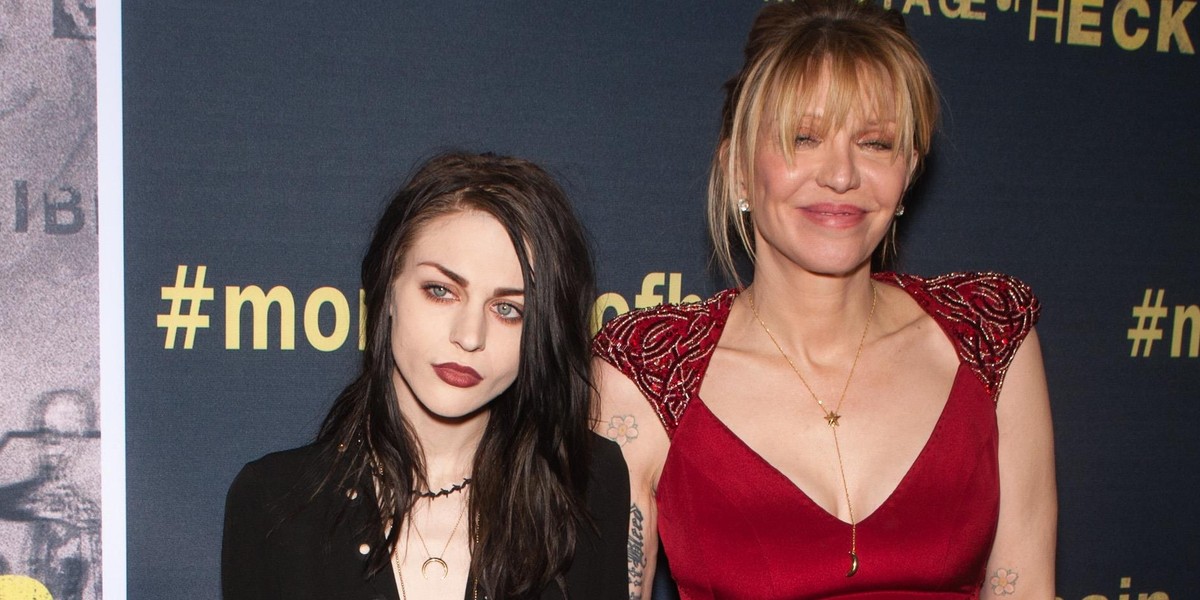 Frances Bean Cobain z matką