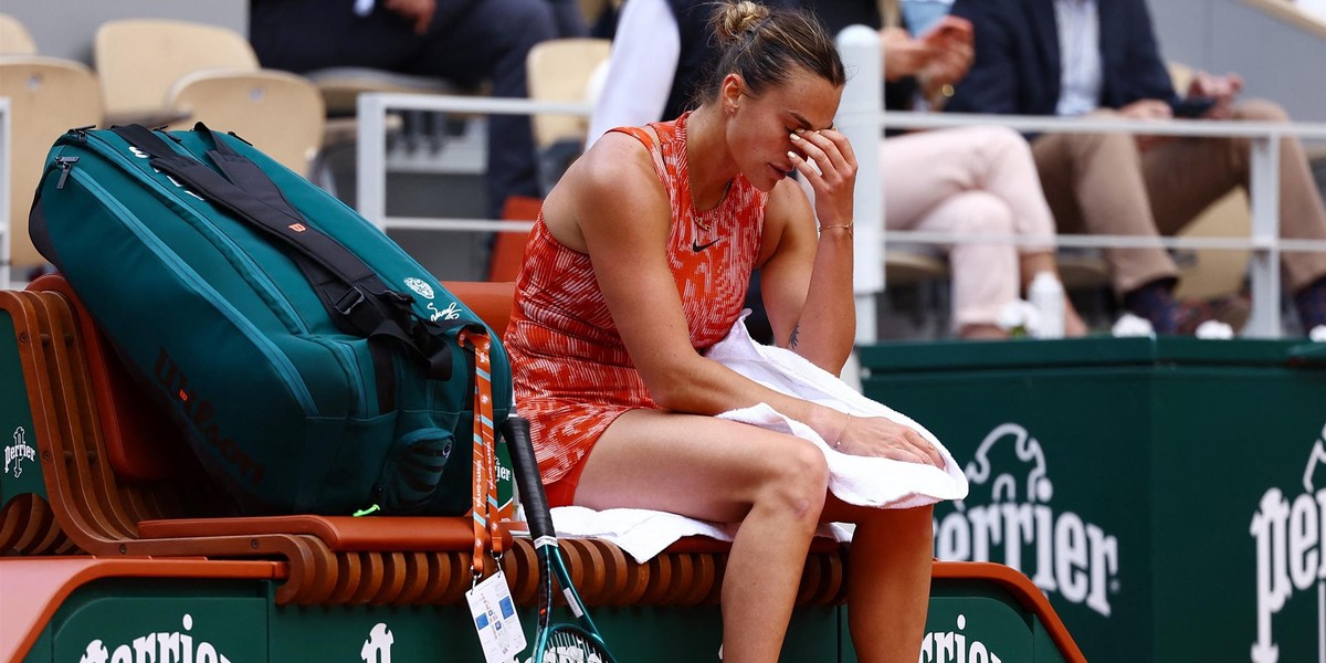 Aryna Sabalenka zabrała głos po odpadnięciu z French Open.