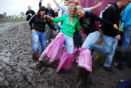 Creamfields 2008: muzyka i błoto