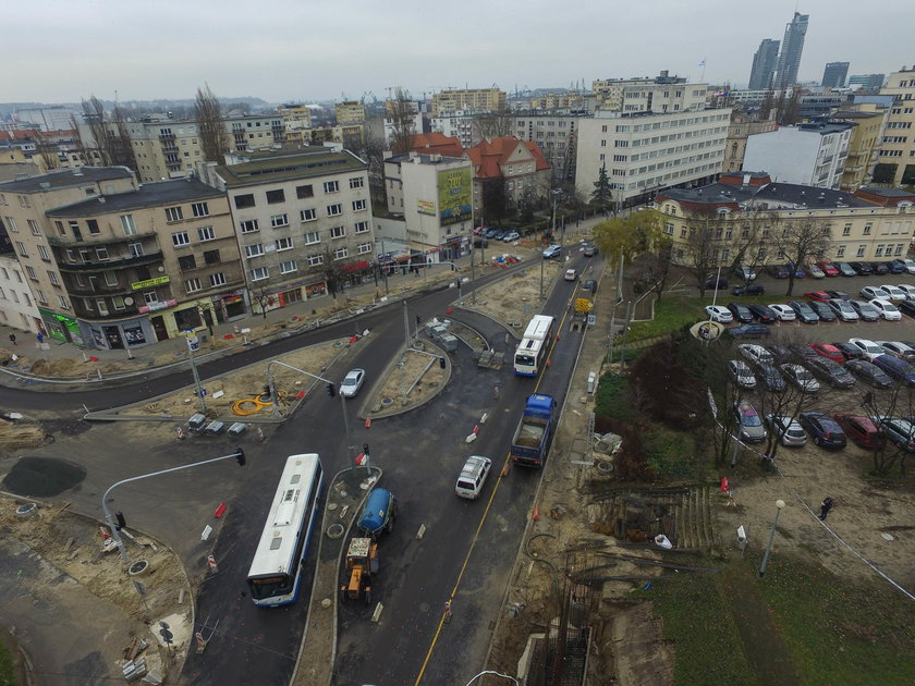 Przebudowa skrzyżowania w centrum Gdyni