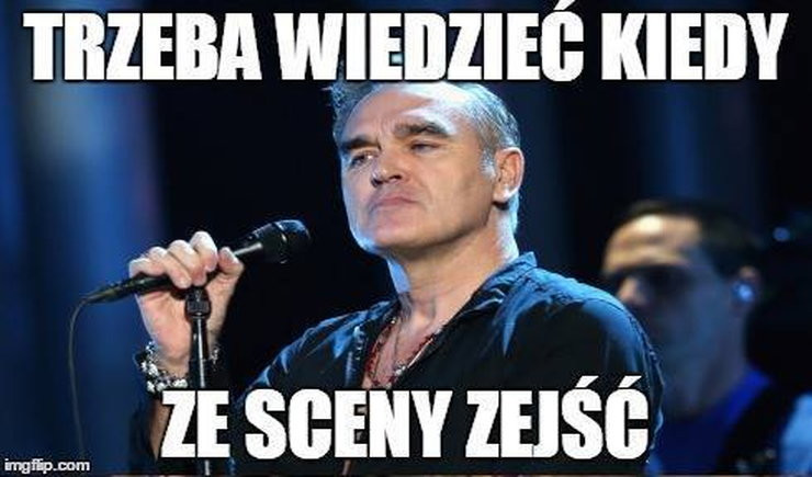 Morrissey przerywa koncert w Warszawie (fot. internet)